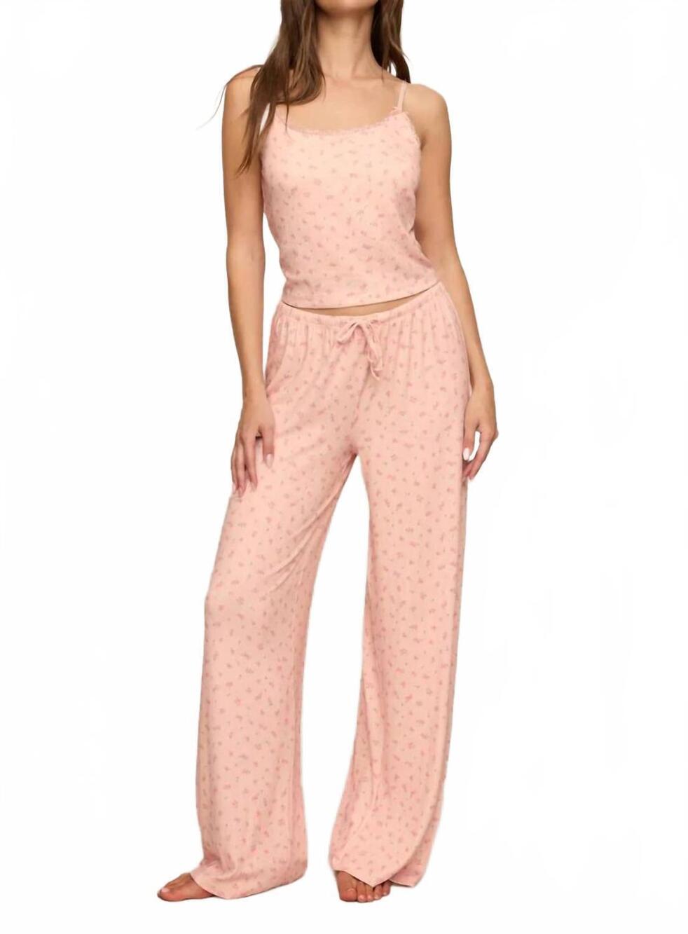 NEW Z SUPPLY better off ditsy pant in rosewater